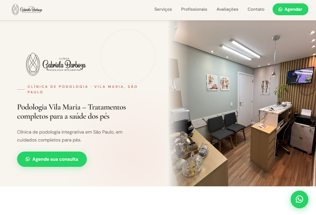 Site Clínica Gabriela Barboza